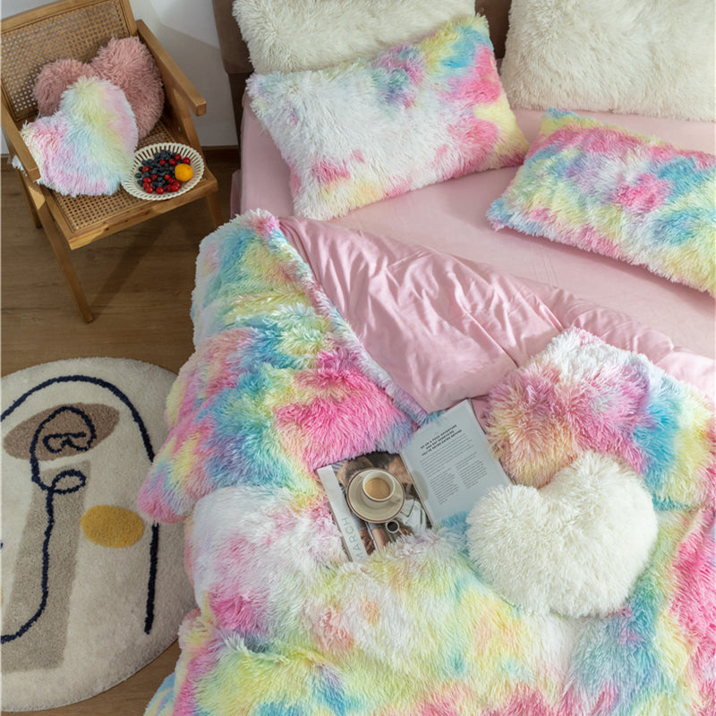 Fluffy on sale bed cushions