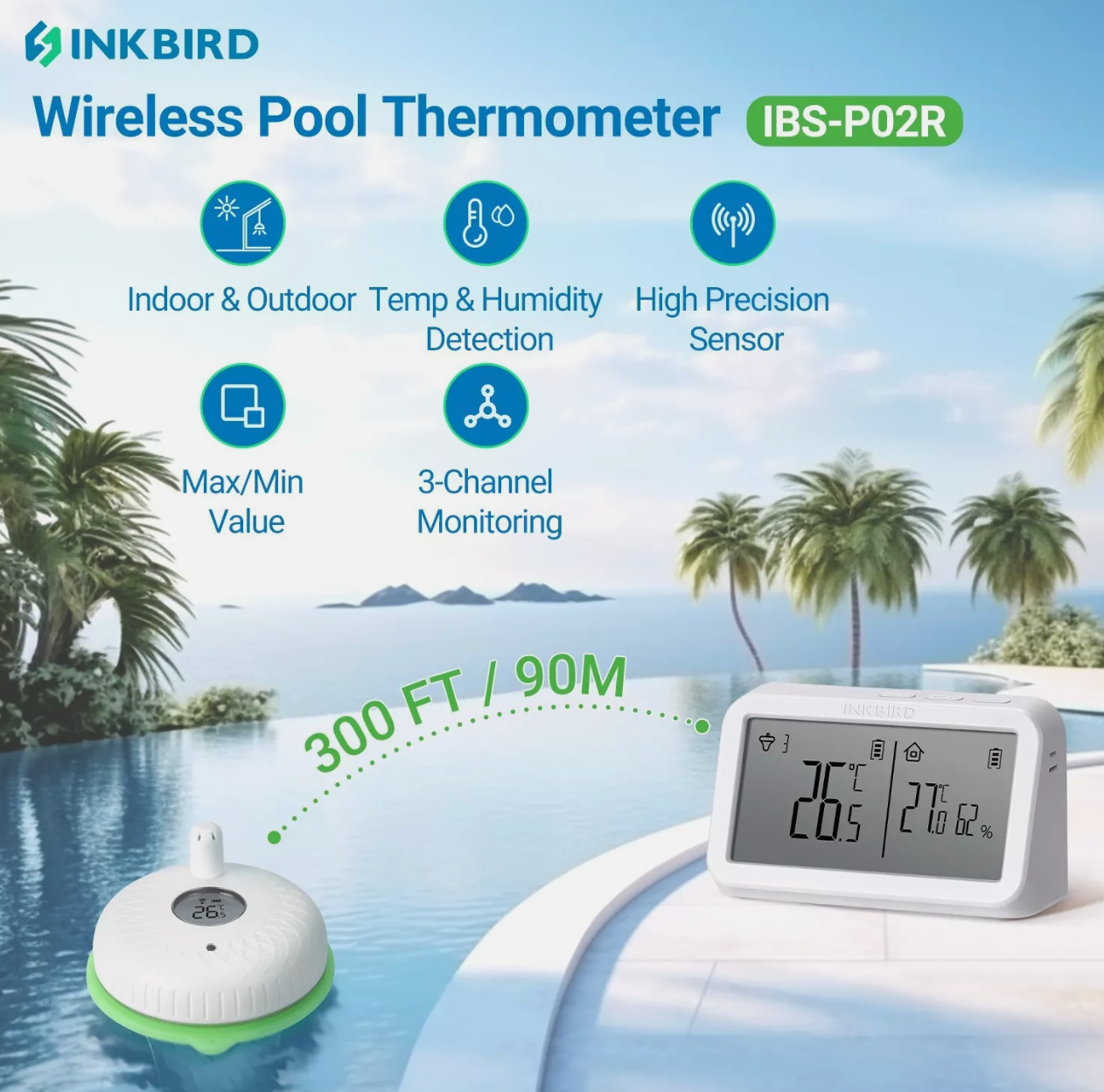 Wireless Floating Thermometer