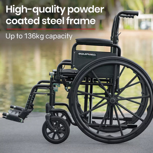 Portable Folding Wheelchair 24 Inch