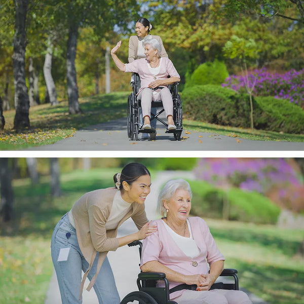 Portable Folding Wheelchair 24 Inch