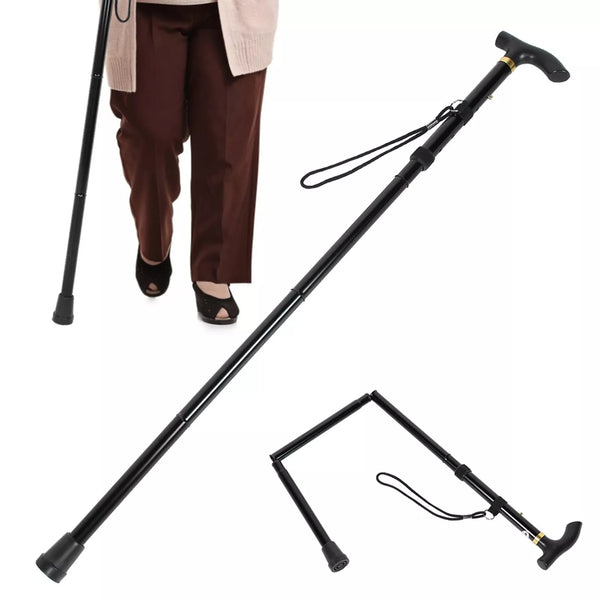 Adjustable Folding Cane Stick