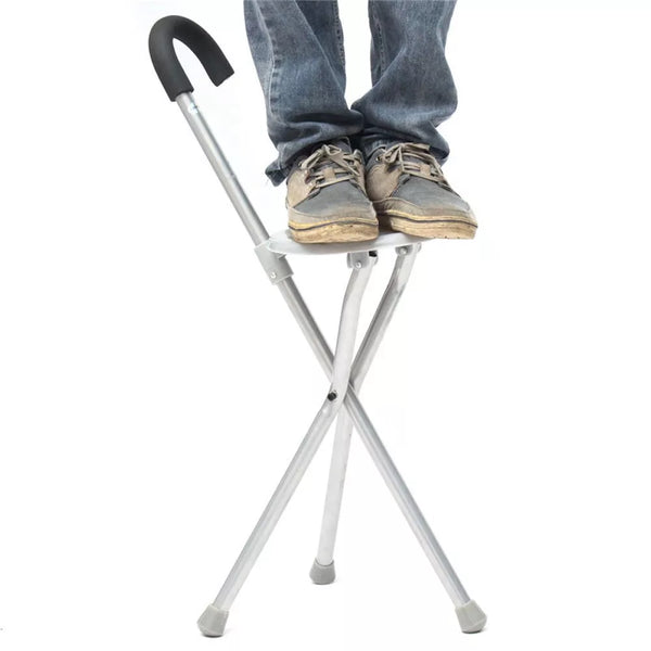 Portable Walking Stick With Seat