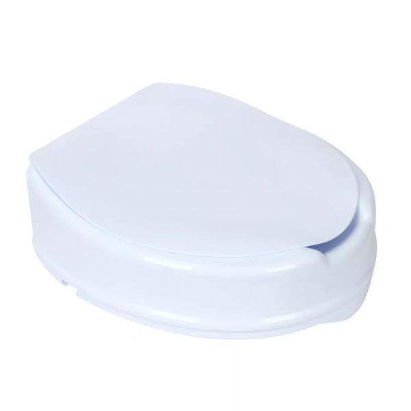 Elevated Toilet Seat With Lid Portable