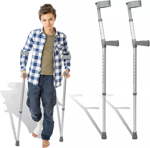 Adjustable Forearm Elbow Crutches Pair Crutches