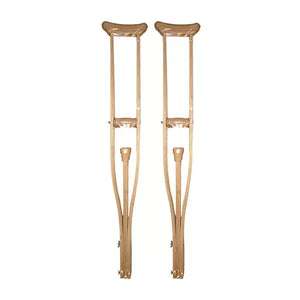 Wood Eco Friendly Underarm Crutches  Large