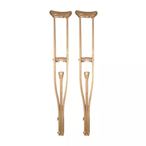 Wood Eco Friendly Underarm Crutches  Large