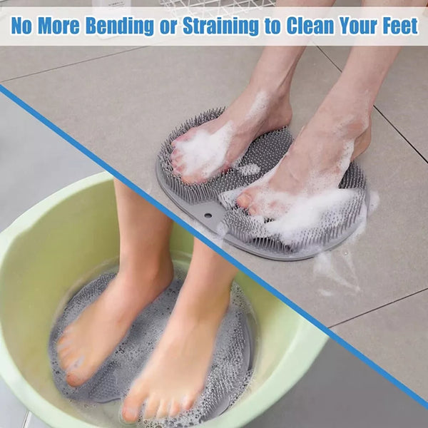 Foot and Back Body Scrubber Aid