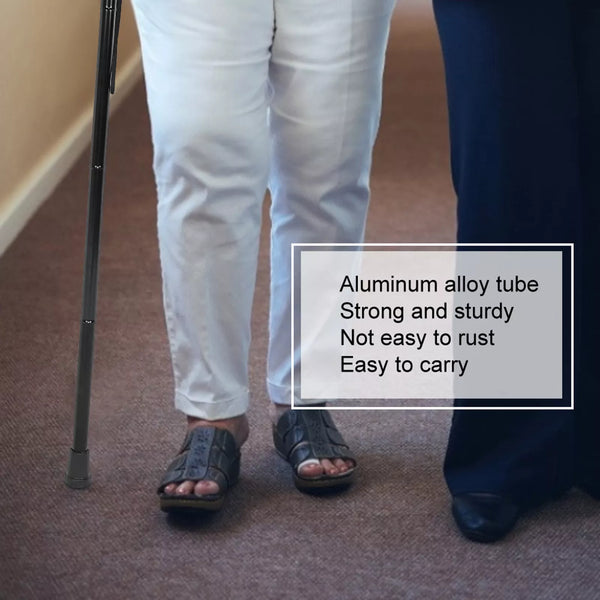 Adjustable Folding Cane Stick