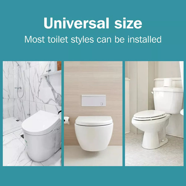 Elevated Toilet Seat With Lid Portable