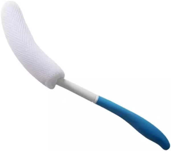 Long Anti-Slip Curved Handle Bath Brush