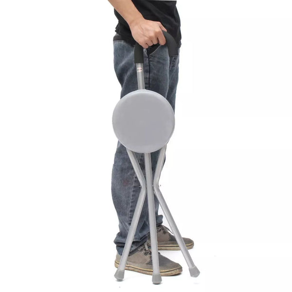 Portable Walking Stick With Seat