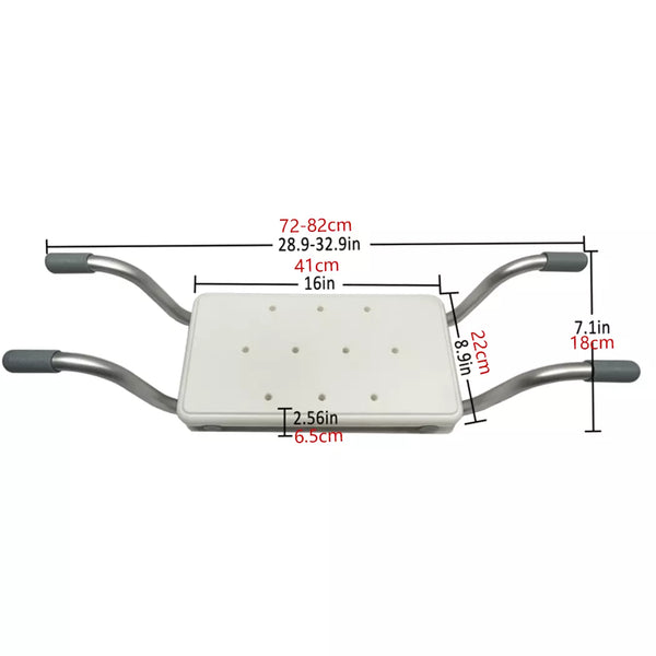 Assistive Adjustable Bath Seat - Aluminum