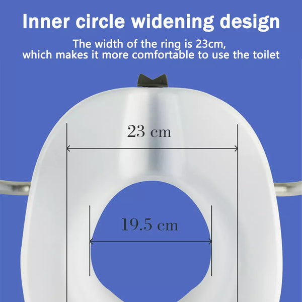 Elevated Toilet Seat Removable Safety Armrest