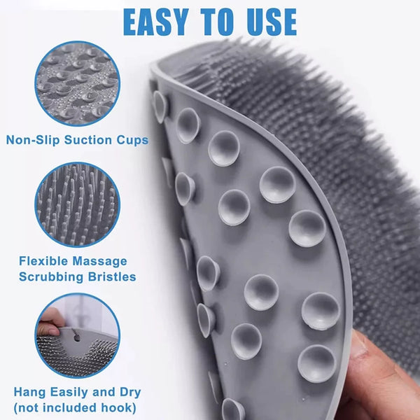 Foot and Back Body Scrubber Aid