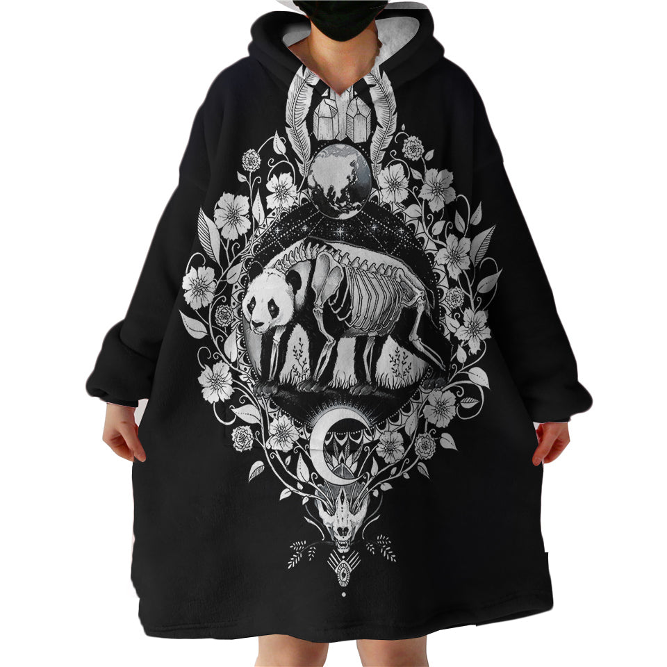 Therapeutic Blanket Hoodie - Panda (Made to Order)