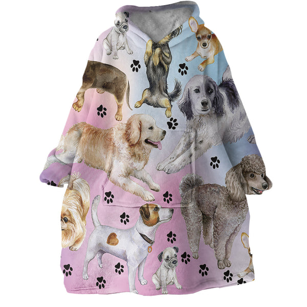 Therapeutic Blanket Hoodie - Breed Dogs (Made to Order)