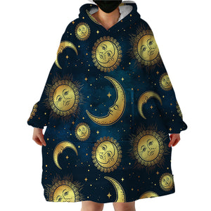 Therapeutic Blanket Hoodie - Bright Moon (Made to Order)