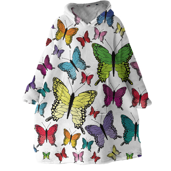 Therapeutic Blanket Hoodie - Butterfly Garden (Made to Order)