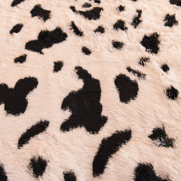 Therapeutic Fluffy Faux Mink & Velvet Fleece Quilt Cover Set - Cow