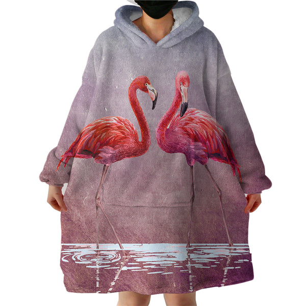 Therapeutic Blanket Hoodie - Flamingo (Made to Order)