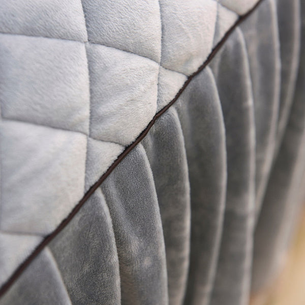 Therapeutic Velvet Fleece Quilt Cover Set - Grey