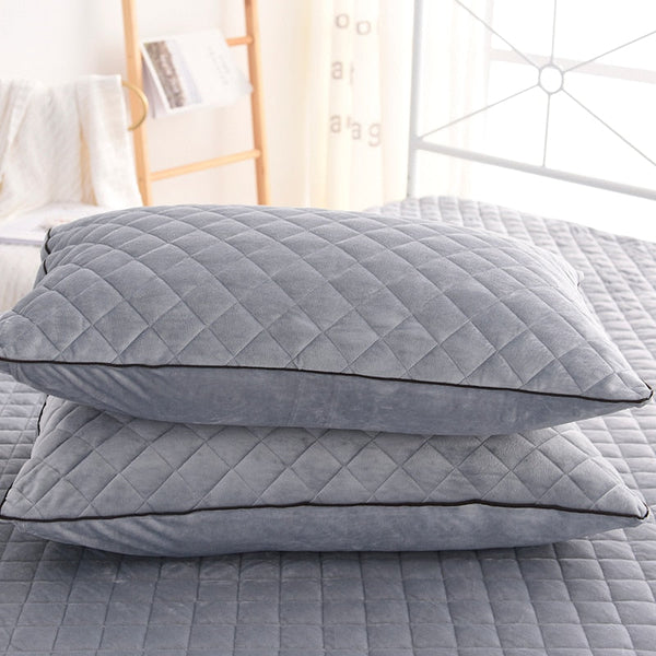 Therapeutic Velvet Fleece Quilt Cover Set - Grey