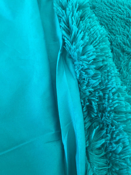 Therapeutic Fluffy Quilt Cover Set - Teal