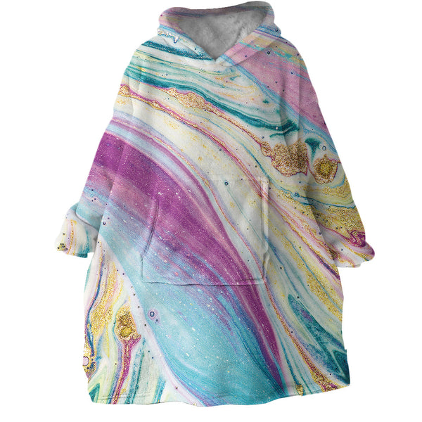 Therapeutic Blanket Hoodie - Marble Rainbow (Made to Order)