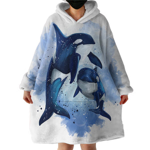 Therapeutic Blanket Hoodie - Orca (Made to Order)