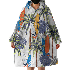 Therapeutic Blanket Hoodie - Palm Surf (Made to Order)