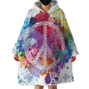 Therapeutic Blanket Hoodie - Peace (Made to Order)