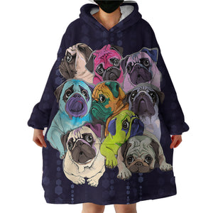 Therapeutic Blanket Hoodie - Bull Dog (Made to Order)