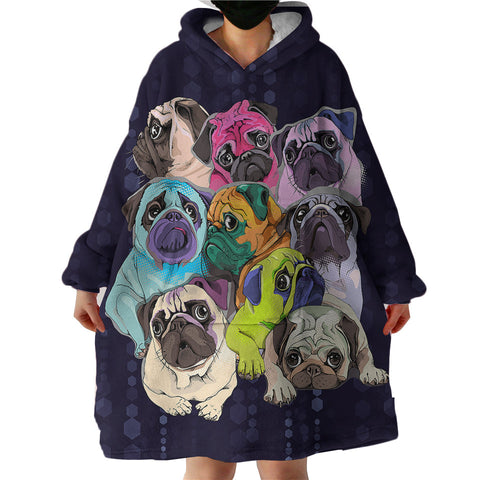 Therapeutic Blanket Hoodie - Bull Dog (Made to Order)