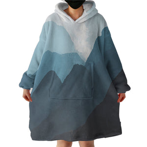 Therapeutic Blanket Hoodie - Cold Mountains (Made to Order)