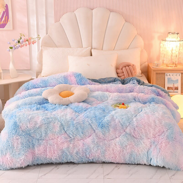 Therapeutic Fluffy Quilt Comforter Set - 4 Colours