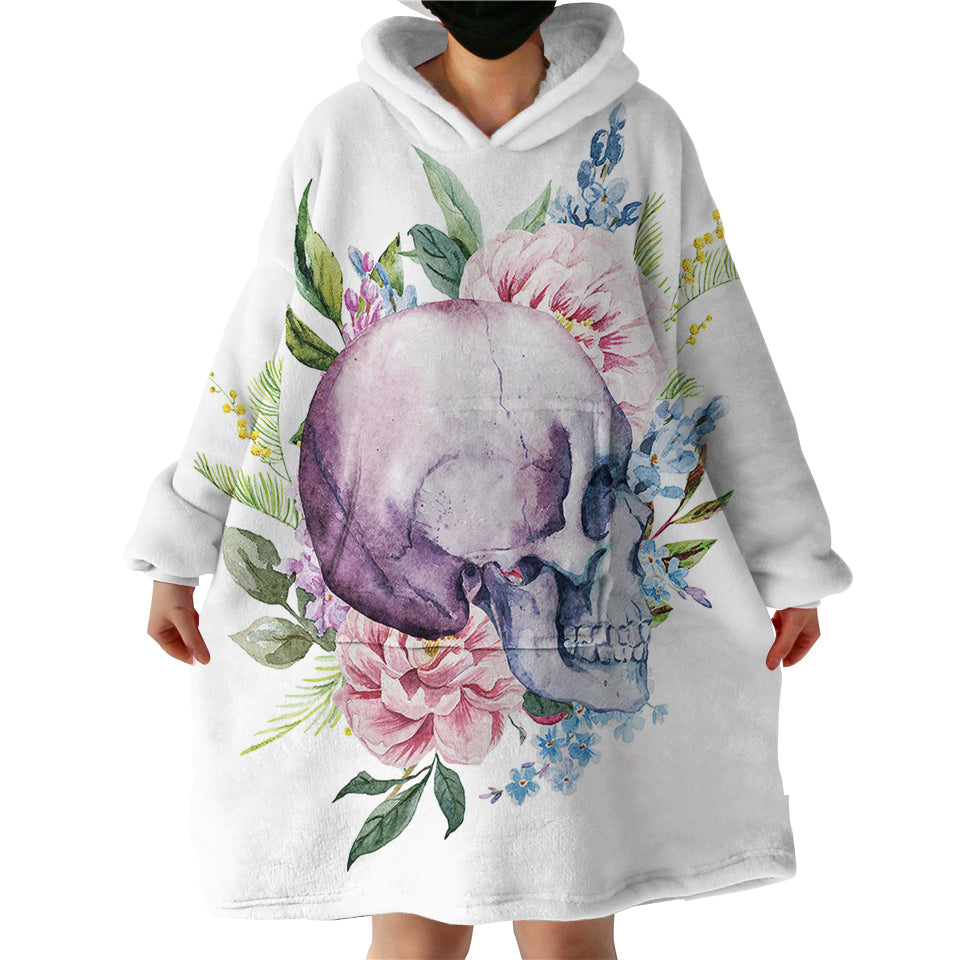 Therapeutic Blanket Hoodie - Skull (Made to Order)