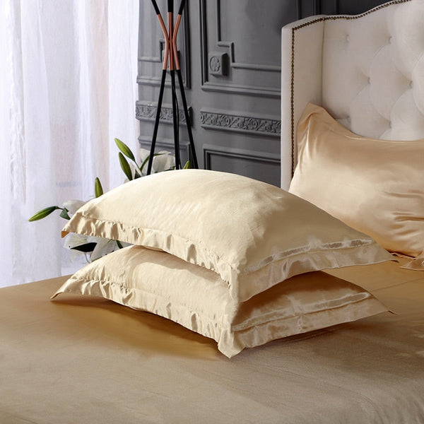 Satin Bedding Set - Pure Gold