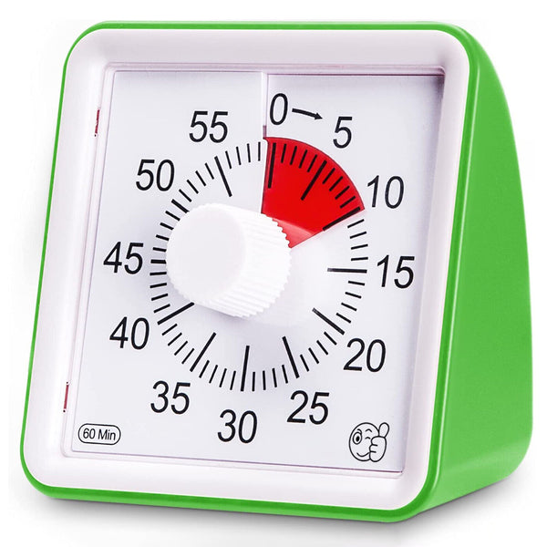 60 Minutes Visual Analog Timer Countdown Clock