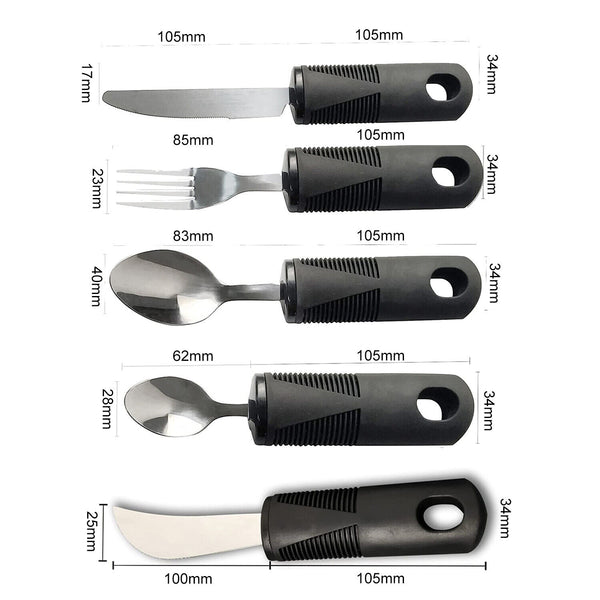 5 Pcs Assistive Cutlery Set