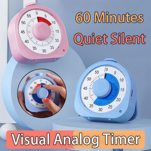 60 Minutes Visual Analog Timer Countdown Clock